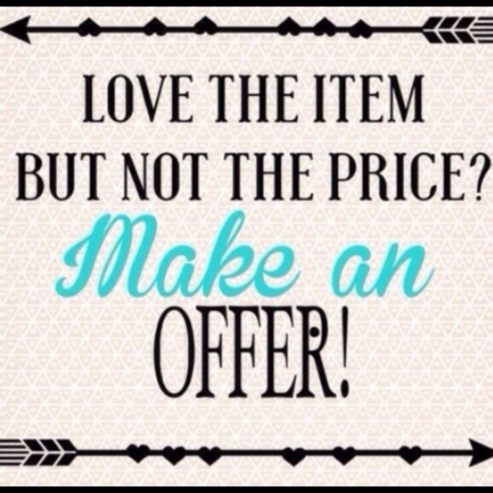 Love the item but not the price? Make an offer!